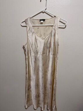 J.Crew Silk Slip Dress in Cream